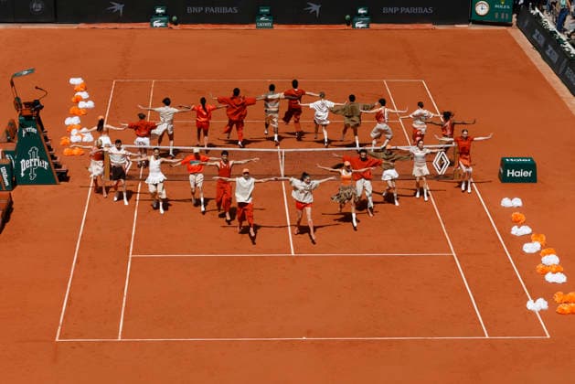 June 7, 2026, Paris, Paris, France: Opening ceremony show by Benjamin MILLEPIED during the tennis Grand Slam of Roland Garros 2026, menÃ¢â‚¬â ¢s final match between Flavio COBOLLI (ITA) and Alexander ZVEREV (GER) at Roland Garros Stadium - on June 07 2026 .Paris - France Paris France - ZUMAb253 20260607_zsp_b253_020 Copyright: xLoicxBaratouxx