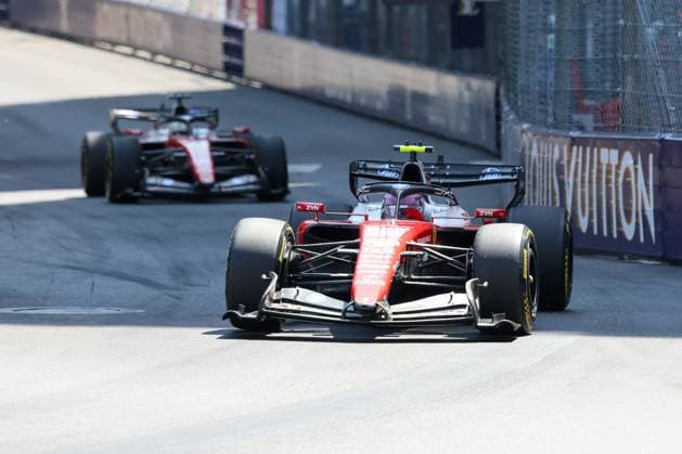Lewis Hamilton Scuderia Ferrari HP 44 followed by Charles Leclerc Scuderia Ferrari HP 16 , Race, Monaco Grand Prix, Motorsport, Men, Formula 1, 07 06 2026 Monte Carlo Monaco MCO Copyright: xkolbert-press ChristianxKolbertx