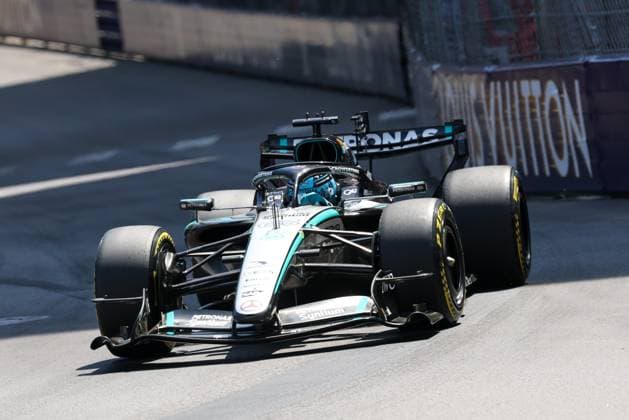 George Russell Mercedes AMG Petronas 63 , Race, Monaco Grand Prix, Motorsport, Men, Formula 1, 07 06 2026 Monte Carlo Monaco MCO Copyright: xkolbert-press ChristianxKolbertx