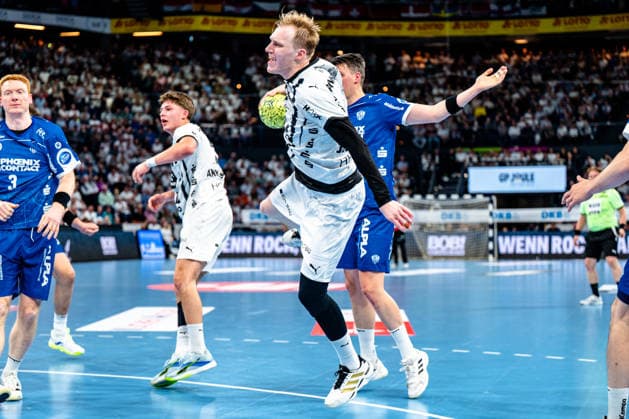07 06 2026, xdobgx, Handball Daikin HBL, THW Kiel TBV Lemgo Lippe v l Eric Johansson Kiel, 21 throwing, in action, throwing Kiel