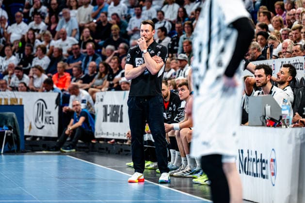 07 06 2026, xdobgx, Handball Daikin HBL, THW Kiel TBV Lemgo Lippe v l Filip Jicha Kiel, Coach Kiel
