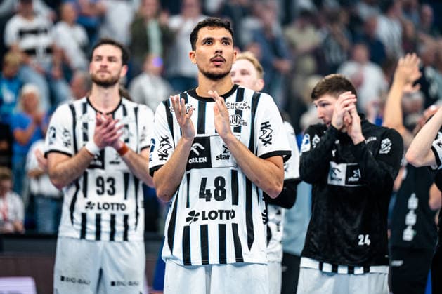 07 06 2026, xdobgx, Handball Daikin HBL, THW Kiel TBV Lemgo Lippe v l Veron Nacinovic Kiel, 93 , Mohab Mohamed Saeed Abdelhak Kiel, 48 , Lukas Zerbe Kiel, 24 , disappointed, looks disappointed, dejected, disappointed Kiel