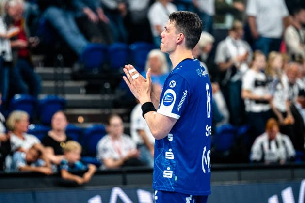 07 06 2026, xdobgx, Handball Daikin HBL, THW Kiel TBV Lemgo Lippe v l Frederik Simak TBV Lemgo Lippe, 8 applauds, applauds Kiel