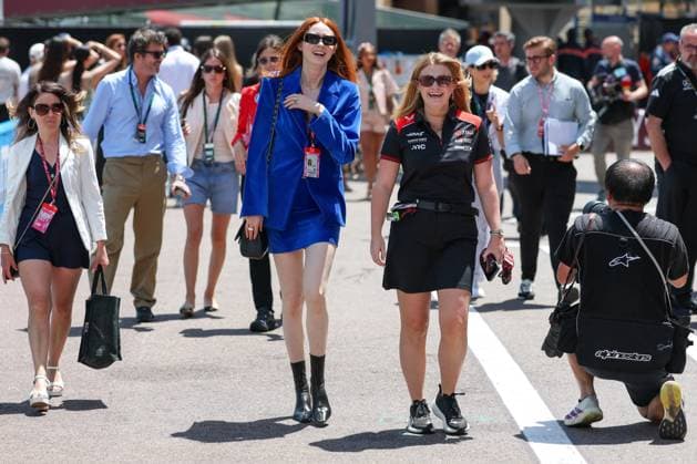 Actress Karen Gillan, Race, Monaco Grand Prix, Motorsport, Men, Formula 1, 07 06 2026 Monte Carlo Monaco MCO Copyright: xkolbert-press ChristianxKolbertx