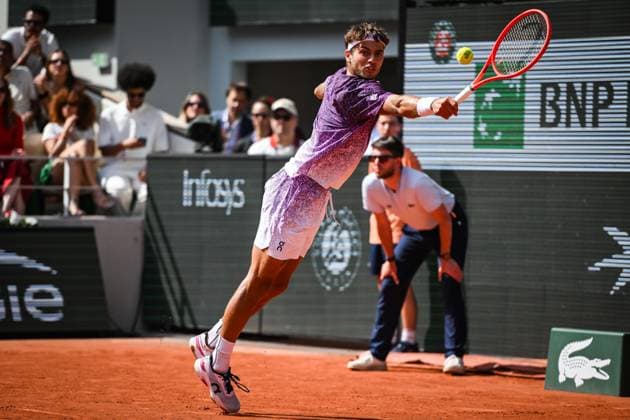 June 7, 2026, Paris, France, France: Flavio COBOLLI of Italy during the fifteenth day of the Roland-Garros 2026, French Open 2026, Grand Slam tennis tournament at Roland-Garros Stadium on June 07, 2026 in Paris, France. Paris France - ZUMAm308 20260607_zsp_m308_024 Copyright: xMatthieuxMirvillex