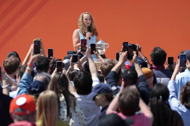 TENNIS : Roland Garros 2026 - Finale Simple Dames - 07 06 2026 Mirra Andreeva (RUS) ParisFrance  Copyright: xMichaelxBaucherx