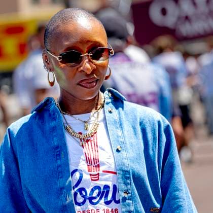 MONACO Cynthia Erivo during the Formula 1 Monaco Grand Prix on the Monaco Street Circuit on June 6, 2026 in Monaco, Monaco Photo by DeFodi Images