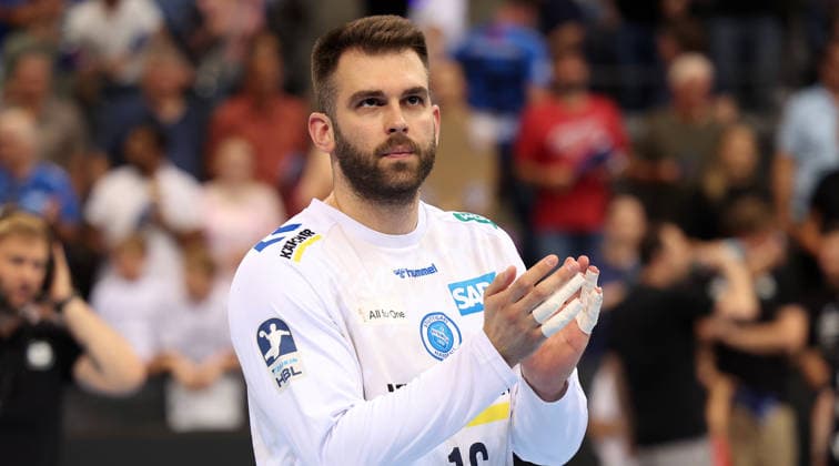 Stuttgart , Handball TVB Stuttgart VS HC Erlangen, Miljan Vujovic TVB