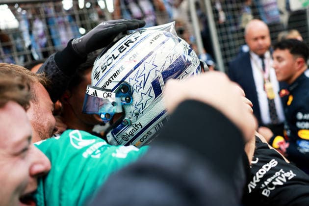 F1 - MONACO GRAND PRIX 2026 KIMI ANTONELLI Andrea (ita), Mercedes AMG F1 Team W16, portrait celebration during the Formula 1 Grand Prix de Canada 2026, 6th round of the 2026 Formula One World Championship, WM, Weltmeisterschaft from June 5 to 7, 2026 on the Circuit de Monaco, in Monte-Carlo, Monaco - Monte-CarloMonaco  Copyright: xDPPIx
