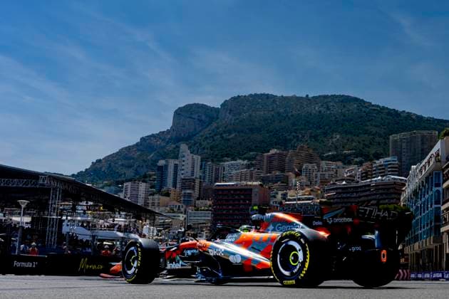 MONACO Formula 1 driver Lando Norris of McLaren Mastercard Formula 1 Team during the Formula 1 Monaco Grand Prix on the Monaco Street Circuit on June 6, 2026 in Monaco, Monaco Photo by DeFodi Images