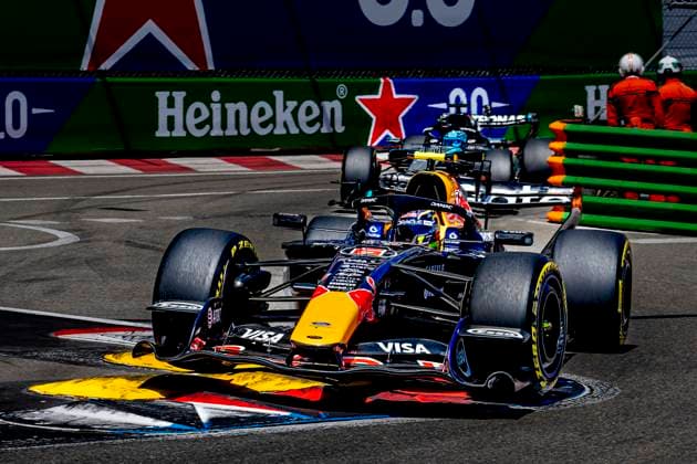 MONACO Formula 1 driver Isack Hadjar of Oracle Red Bull Racing during the Formula 1 Monaco Grand Prix on the Monaco Street Circuit on June 7, 2026 in Monaco, Monaco Photo by DeFodi Images