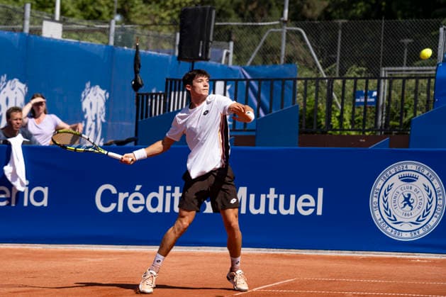 TENNIS : Open Sopra Steria - Lyon Villeurbanne 07 06 2026 Mae Malige perd son match face Ã Matteo Martineau lors du tournoi de tennis ATP, Tennis Herren Challenger Tour, Open Sopra Steria Ã Lyon-Villeurbanne, le 07 06 2026. Photo Sandrine Thesillat PsNewZ  Copyright: xSandrinexTHESILLATx