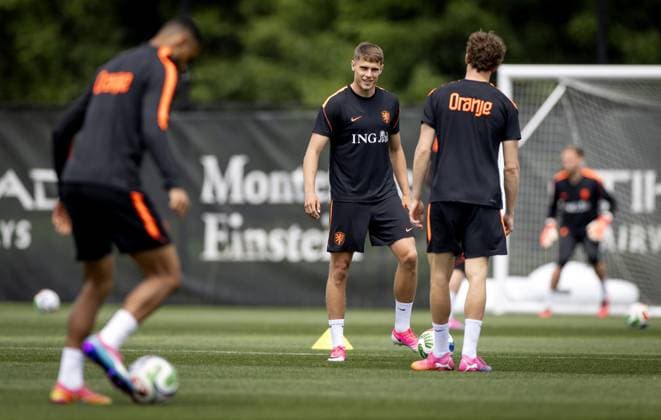 NEW YORK - Micky van de Ven of the Netherlands during a training session of the Dutch national team, Nationalteam at the Etihad City Football Academy training complex, on June 7, 2026, in Orangeburg, New York. The Dutch national team is preparing for the 2026 World Cup. KOEN VAN WEEL ANP xVIxANPxSportx xxANPxIVx 560391344 originalFilename: 560391344.jpg