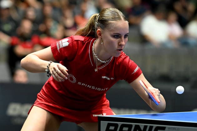 Table tennis 94 National German Championships on 07 06 2026 in the exhibition halls in Erfurt Womens singles final Annett Kaufmann xJFx