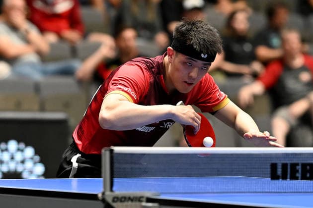 Table tennis 94 National German Championships on 07 06 2026 in the exhibition halls in Erfurt Mens singles final Dang Qiu xJFx