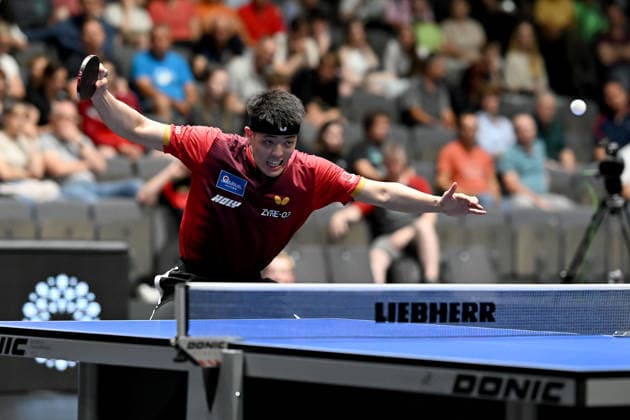 Table tennis 94 National German Championships on 07 06 2026 in the exhibition halls in Erfurt Mens singles final Dang Qiu xJFx
