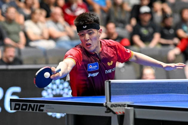 Table tennis 94 National German Championships on 07 06 2026 in the exhibition halls in Erfurt Mens singles final Dang Qiu xJFx