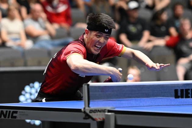 Table tennis 94 National German Championships on 07 06 2026 in the exhibition halls in Erfurt Mens singles final Dang Qiu xJFx