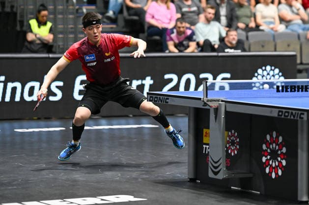 Table tennis 94 National German Championships on 07 06 2026 in the exhibition halls in Erfurt Mens singles final Dang Qiu xJFx