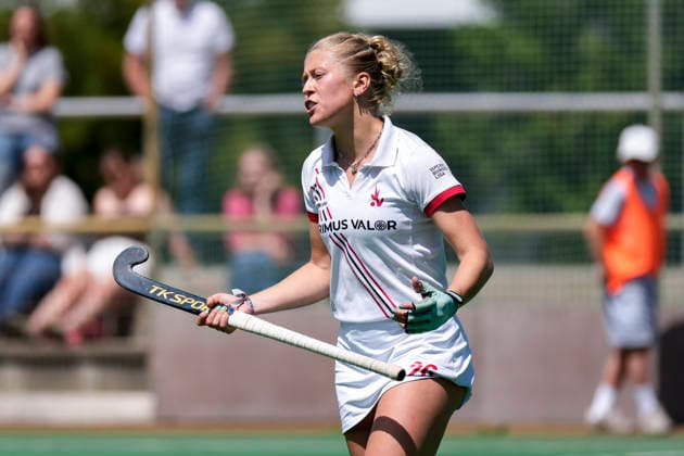 Lotte Nafzger TSVMH, 26 , single picture, single photo, action, action, looking disappointed, disappointment, frustration, disappointed, pessimistic, 07 06 2026, Mannheim Germany , Hockey, 2 Bundesliga, Group South, Women, TSV Mannheim Nürnberger HTC xozx
