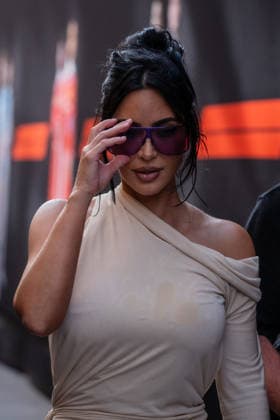 June 7, 2026, Montecarlo, Metropolitan Roma, Monaco: The Famous American star Kim Kardashan spotted in Montecarlo after Lewis Hamilton podium on F1 Monaco Grand prix on Sunday, June 7th 2026 F1 Monaco Grand Prix 2026 ViP  - ZUMAp257 20260607_zip_p257_008 Copyright: xCristopherxPonsox