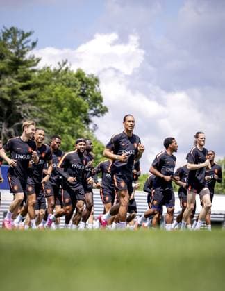 NEW YORK - The players during a training session of the Dutch national team, Nationalteam at the training complex of the Etihad City Football Academy, on June 7, 2026, in Orangeburg, New York. The Dutch national team is preparing for the 2026 World Cup. ROBIN VAN LONKHUIJSEN ANP xVIxANPxSportx xxANPxIVx 560395648 originalFilename: 560395648.jpg