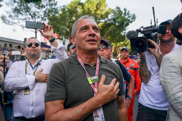 FORMULA ONE MONACO GRAND PRIX 2026 Marco Antonelli (Father of Kimi Antonelli) watching the podium during the Formula 1 Louis Vuitton Monaco Grand Prix 2026, 6th round of the 2026 Formula 1 World Championship, WM, Weltmeisterschaft from June 5th - 7th, 2026 at the Circuit de Monaco, Monte Carlo, Monaco. Credit: Robbie Hoad Every Second Media Editorial use only. All images are copyright Every Second Media Limited. No images may be reproduced without prior permission. Copyright: xIMAGO EveryxSecondxMediax ESM-2024-0412 RobbiexHoadx xEveryxSecondxMediax