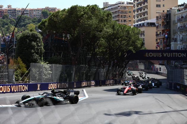 June 7, 2026, Monte-Carlo, Monaco: KIMI ANTONELLI of Mercedes takes a great start during the Formula 1 Louis Vuitton Grand Prix de Monaco 2026. F1 2026: Grand Prix De Monaco: Race  - ZUMAc179 20260607_zep_c179_023 Copyright: xMickaelxChavetx