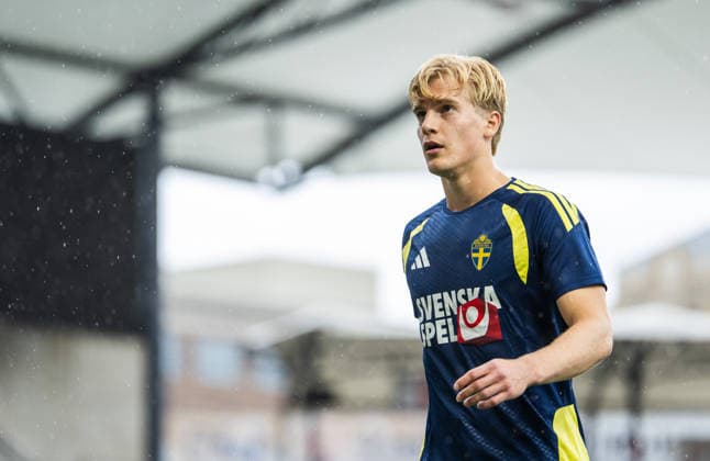 260607 Lucas Bergvall of the Swedish national football team at a training session during day 4 of the FIFA World Cup 2026 on June 7, 2026 in Dallas Photo Petter Arvidson BILDBYRAN kod PA PA1221 fotboll football soccer fotball vm fotbolls vm fotball vm fotbolls vm 2026 fifa world cup 2026 träning practice training sverige sweden sverige a day 4 bbeng  Copyright: PETTERxARVIDSON BB260607PA103