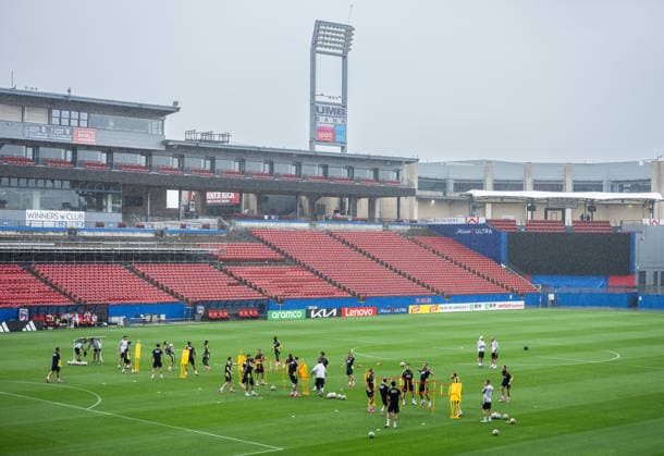 260607 Players of the Swedish national football team at a training session during day 4 of the FIFA World Cup 2026 on June 7, 2026 in Dallas Photo Petter Arvidson BILDBYRAN kod PA PA1221 fotboll football soccer fotball vm fotbolls vm fotball vm fotbolls vm 2026 fifa world cup 2026 träning practice training sverige sweden sverige a day 4 bbeng  Copyright: PETTERxARVIDSON BB260607PA104