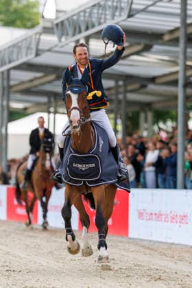 * mit 2 Umläufen (1.55 m) - 2. Umlauf Finalwertung Deutsche Meisterschaften Springreiten 2026 Balve, Reitanlage Schloss Wocklum 07. June 2026 -