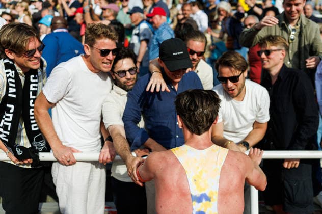260607 Andreas Almgren of Sweden with friends after competing in the men s 1500 meter during Bauhaus galan, part of the Diamond League series, June 7, 2026 in Stockholm Photo Maxim Thore BILDBYRAN kod MT MT1057 friidrott athletics friidrett diamond league bauhaus galan bbeng stockholm sweden sverige  Copyright: MAXIMxTHORE BB260607MT101