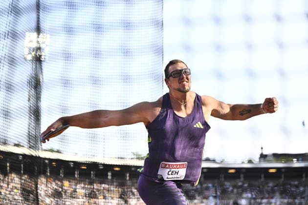 STOCKHOLM, SWEDEN 20260607 Kristjan Ceh, Slovenia, in the men s discus during Sunday s Diamond League Gala Bauhaus Gala at Stockholm Stadium STOCKHOLM SWEDEN x10430x  Copyright: xChristinexOlsson TTx DIAMOND LEAGUE STOCKHOLM 2026