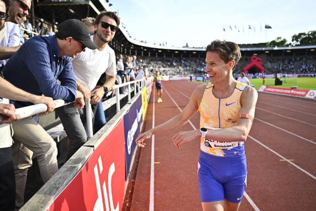 STOCKHOLM, SWEDEN 20260607 Andreas Almgren in the men s 1500 meters at Sunday s Diamond League gala Bauhaus gala at Stockholm Stadium STOCKHOLM SWEDEN x10430x  Copyright: xChristinexOlsson TTx DIAMOND LEAGUE STOCKHOLM 2026