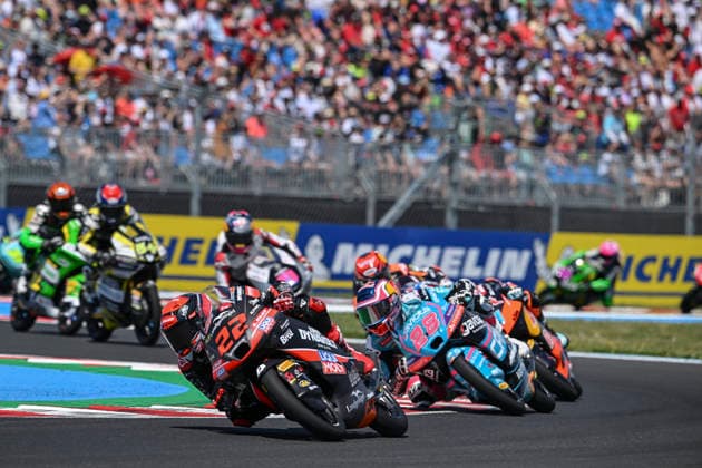 MOTO - MOTO 3 - HUNGARY GRAND PRIX 2026 22 ALMANSA David (spa), Liqui Moly Dynavolt Intact GP, KTM RC250GP, action 28 QUILES Maximo (spa), CFMoto Aspar Team, KTM RC250GP, action during the 2026 Moto3 Grand Prix of Hungary , on Balaton Park circuit, from June 5 to 7, in Hungary - Balaton ParkHungary  Copyright: xGIGIxSOLDANOx