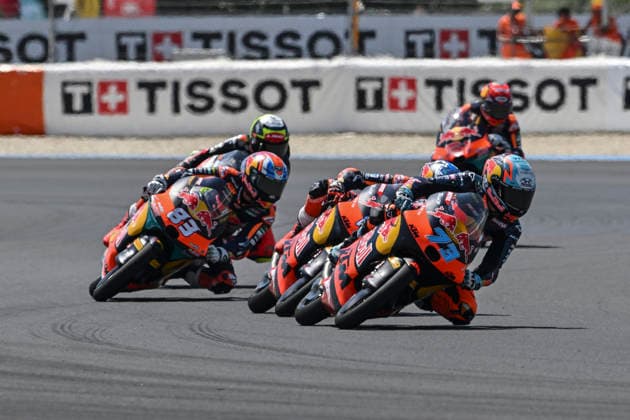 MOTO - MOTO 3 - HUNGARY GRAND PRIX 2026 73 PERRONE Valentin (arg), Red Bull KTM Tech3, KTM RC250GP, action during the 2026 Moto3 Grand Prix of Hungary , on Balaton Park circuit, from June 5 to 7, in Hungary - Balaton ParkHungary  Copyright: xGIGIxSOLDANOx