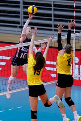 Croatia v Lithuania: CEV Volleyball European League 2026 Women Luna Becic of Croatia strikes during the CEV Volleyball European League 2026 Women 3rd round match between Croatia and Lithuania at Sports Hall Gradski vrt on June 07, 2026., in Osijek, Croatia.  DavorxJavorovic PIXSELL