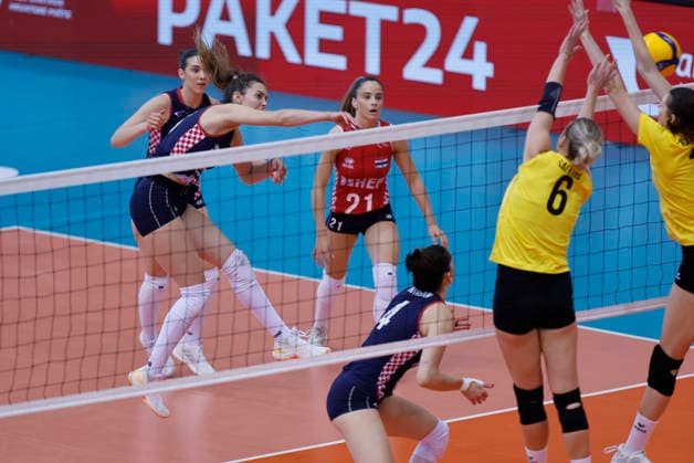 Volleyball, Women, International match, Croatia - Lithuania