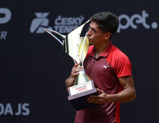 Sebastian Baez (ARG) won the men s singles final against Alex Molcan (SVK) during the men s tennis challenger UniCredit Czech Open, Prostejov, June 7, 2026. (CTKxPhoto LudekxPerina) CTKPhotoP2026060702774  CTKPhotoP2026060702774