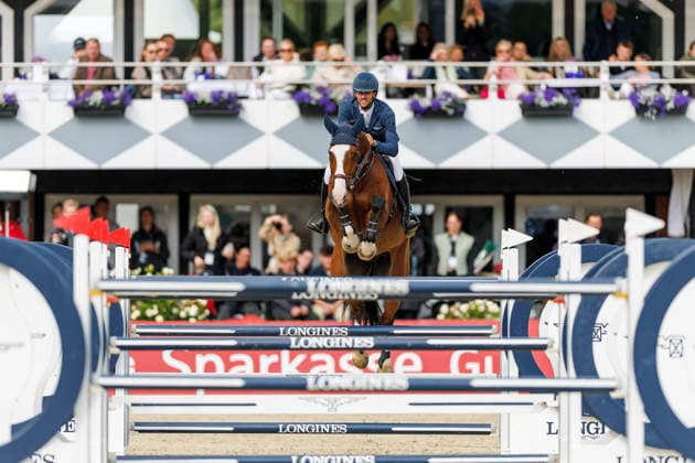 * mit 2 Umläufen (1.55 m) - 2. Umlauf Finalwertung Deutsche Meisterschaften Springreiten 2026 Balve, Reitanlage Schloss Wocklum 07. June 2026 -
