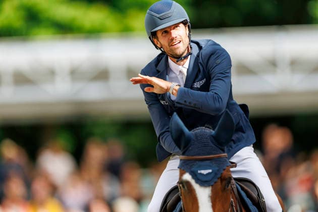 * mit 2 Umläufen (1.55 m) - 2. Umlauf Finalwertung Deutsche Meisterschaften Springreiten 2026 Balve, Reitanlage Schloss Wocklum 07. June 2026 -