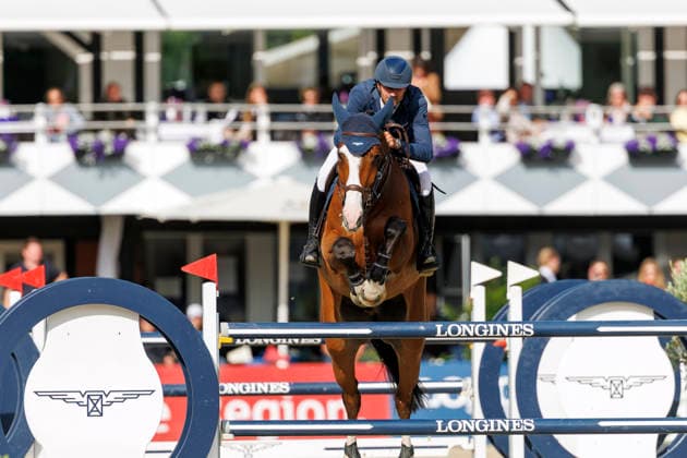 * mit 2 Umläufen (1.55 m) - 2. Umlauf Finalwertung Deutsche Meisterschaften Springreiten 2026 Balve, Reitanlage Schloss Wocklum 07. June 2026 -