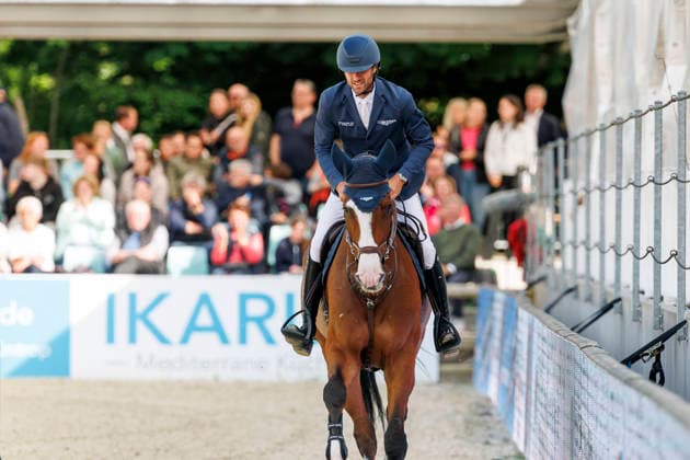 * mit 2 Umläufen (1.55 m) - 2. Umlauf Finalwertung Deutsche Meisterschaften Springreiten 2026 Balve, Reitanlage Schloss Wocklum 07. June 2026 -