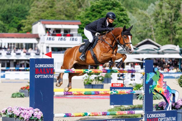 * mit 2 Umläufen (1.55 m) - 2. Umlauf Finalwertung Deutsche Meisterschaften Springreiten 2026 Balve, Reitanlage Schloss Wocklum 07. June 2026 -
