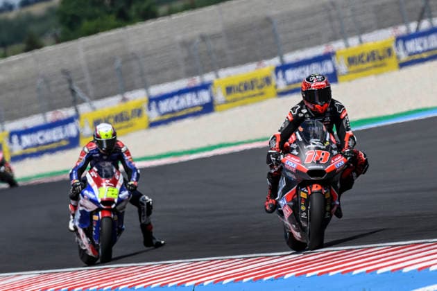 MOTO - MOTO 2 - HUNGARY GRAND PRIX 2026 18 GONZALEZ Manuel (spa), Liqui Moly Dynavolt Intact GP, Kalex Moto2, action 12 SALAC Filip (cze), OnlyFans American Racing Team, Kalex Moto2, action during the 2026 Moto2 Grand Prix of Hungary , on Balaton Park circuit, from June 5 to 7, in Hungary - Balaton ParkHungary  Copyright: xGIGIxSOLDANOx