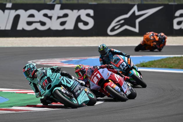 MOTO - MOTO 2 - HUNGARY GRAND PRIX 2026 11 ESCRIG Alex (spa), Klint Forward Factory Team, Forward F2, action 21 LOPEZ Alonso (spa), Italjet Gresini Moto2, Kalex Moto2, action during the 2026 Moto2 Grand Prix of Hungary , on Balaton Park circuit, from June 5 to 7, in Hungary - Balaton ParkHungary  Copyright: xGIGIxSOLDANOx