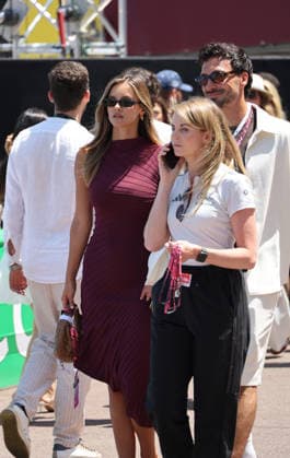 07 06 2026, Circuit de Monaco, Monte Carlo, Formula 1 Louis Vuitton Grand Prix Monaco 2026 ,in the picture ex footballer Mats Hummels with girlfriend Nicola Cavanis Photo by Alessandro Martellotta Hasan Bratic DeFodi Images