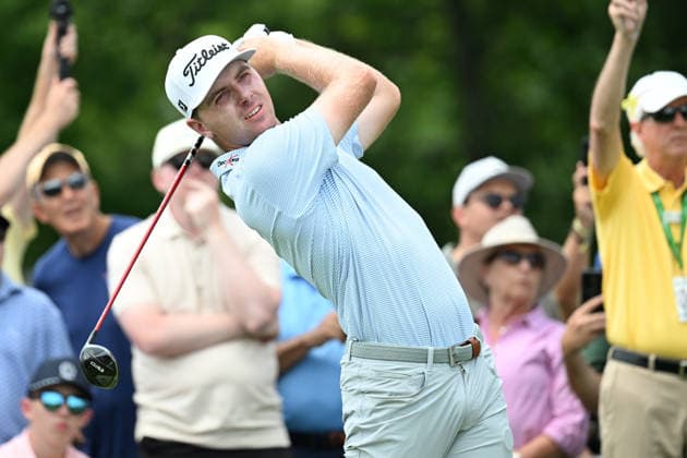 June 7, 2026: Ryan Gerard (USA) drives on the 1st hole during the final round of the Memorial Tournament in Dublin, Ohio. Cal Media Dublin USA - ZUMAc04_ 20260607_zma_c04_093 Copyright: xBrentxClarkx