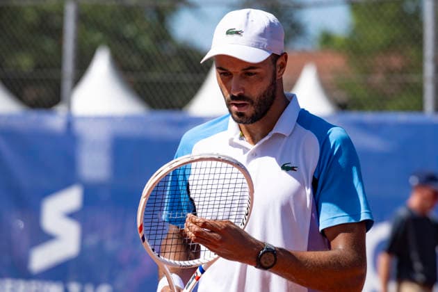 TENNIS : Open Sopra Steria - Lyon Villeurbanne 07 06 2026 Laurent Lokoli perd son match face Ã Maxime Janvier lors du tournoi de tennis ATP, Tennis Herren Challenger Tour, Open Sopra Steria Ã Lyon-Villeurbanne, le 07 06 2026. Photo Sandrine Thesillat PsNewZ  Copyright: xSandrinexTHESILLATx