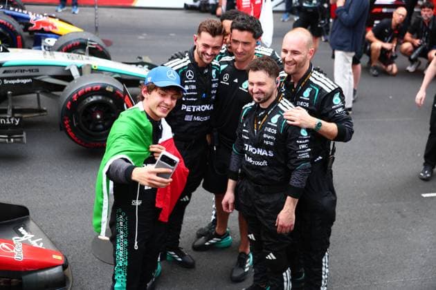 KIMI ANTONELLI Andrea ita , Mercedes AMG F1 Team W16, portrait Monte Carlo Monaco